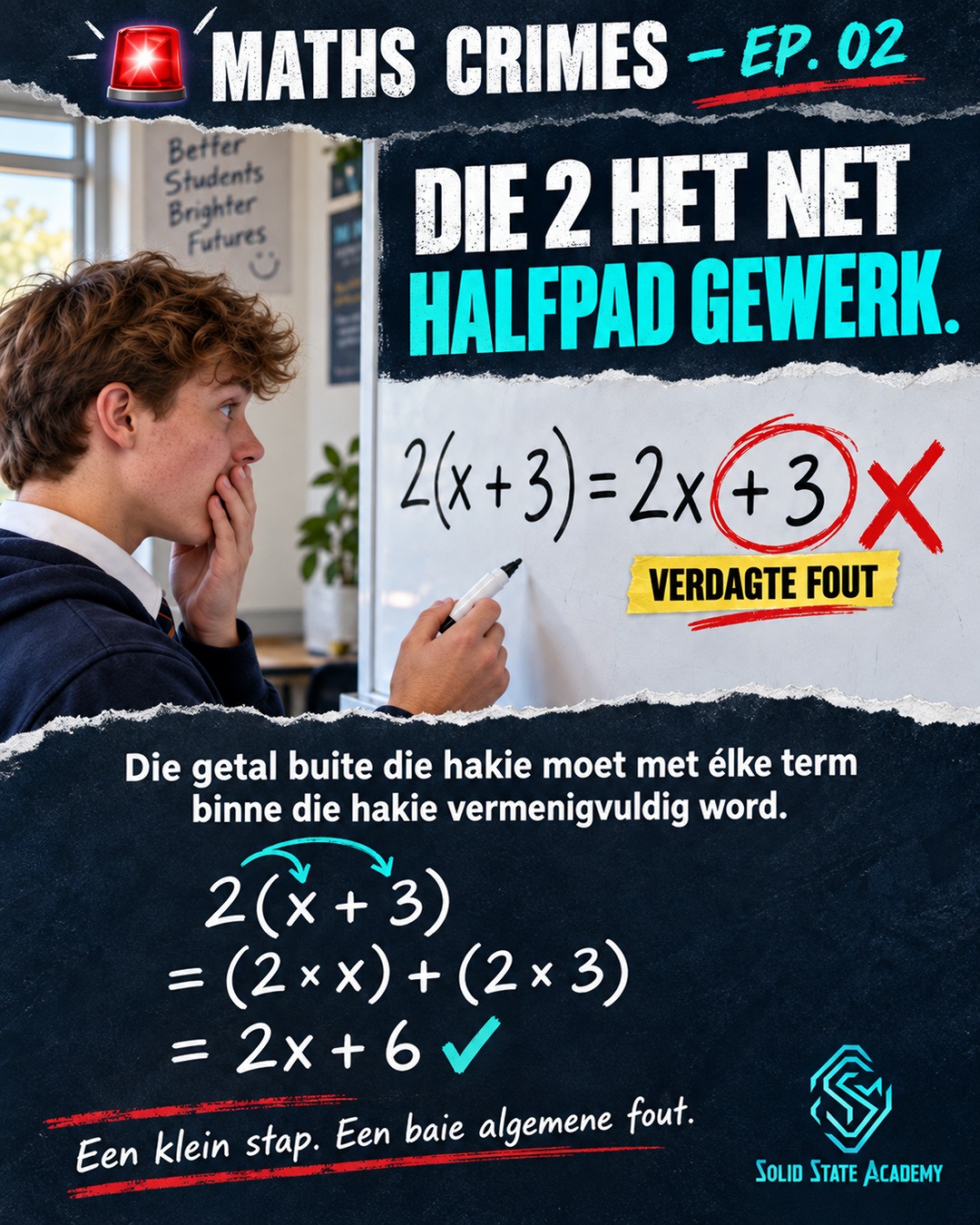 Math Crimes educational post from Solid State Academy