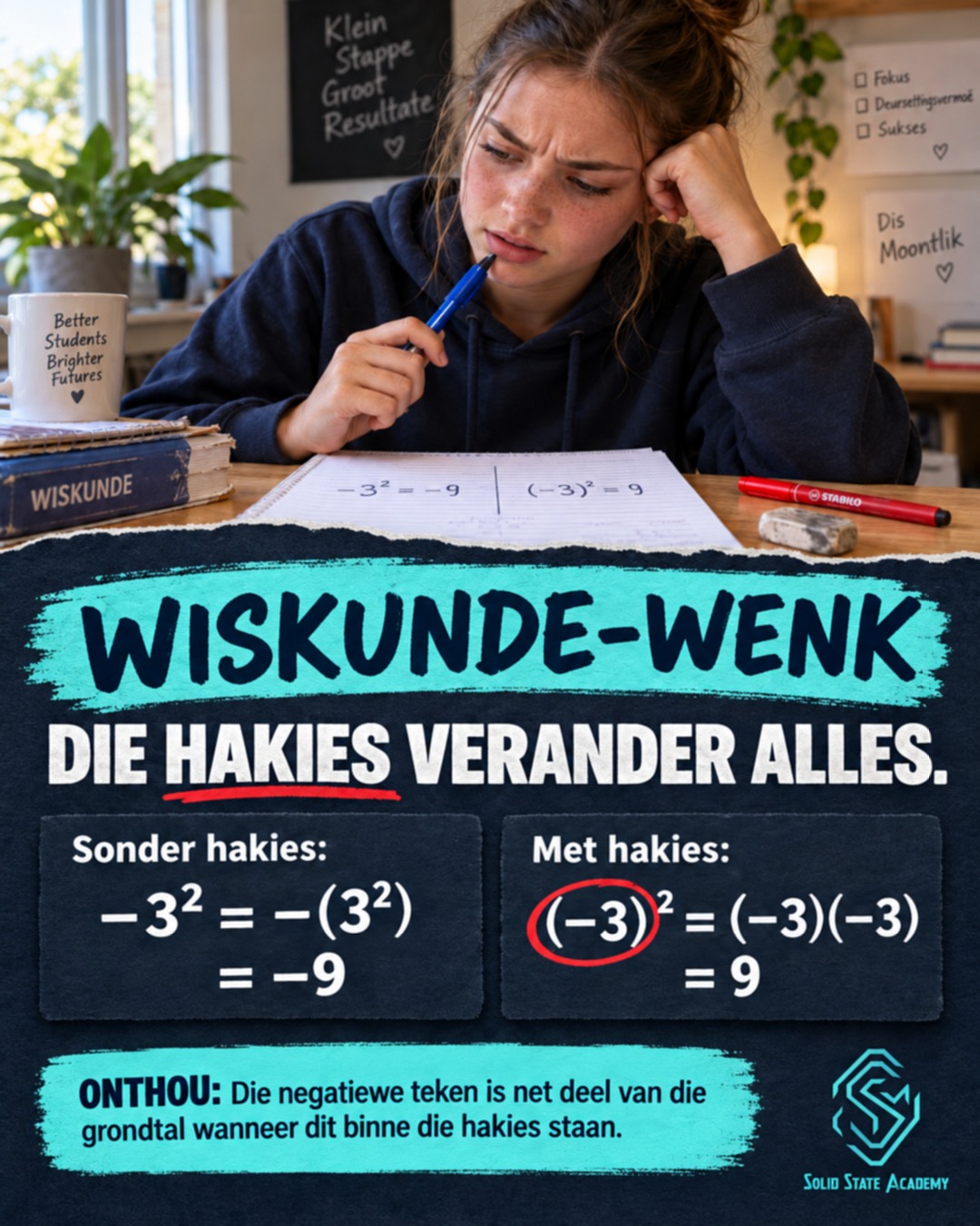 Math Tips educational post from Solid State Academy